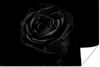 MuchoWow® Poster Rose - Schwarz - Blume 30x20 cm - Plakate Produktbild-Vorschau 1