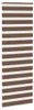 vidaXL Store double brun 75 x 200 cm Largeur du tissu 70,9 Voir les images du produit 2