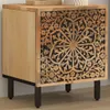 vidaXL Nachttisch 40x33x46 cm Massivholz Mango Produktbild-Vorschau 1