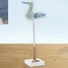 Seemöwe auf Fuß H36cm Holz Muscheln Seil maritim Vogel Möve Produktbild-Vorschau 3