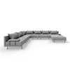 TRADA Gartenecksofa Bahama XXL Grau Links 410x298 cm Produktbild-Vorschau 5