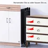 Servierwagen, Standregal, Küchenregal auf Rollen, 4 Produktbild-Vorschau 7