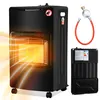 Ikodm - Stufa a infrarossi nera, 4200 W, riscaldatore a Anteprima dell’immagine prodotto 12