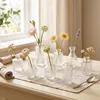 Mini-Vasen-Set 24 Stück, Glas, transparent, verschiedene Formen Productafbeelding-voorbeeld