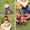 Résine Nain Statue Jardin Ornement Beau Nain Figurine Voir les images du produit 7