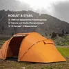 Outsunny Tunnelzelt für 4 Personen, Campingzelt mit Tür, Produktbild-Vorschau 5