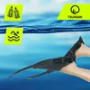 TSUNAMI Schwimmflossen verstellbar PP/TPE schwarz‑blau Produktbild-Vorschau 3