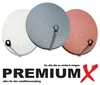 PremiumX SAT Anlage 100cm Antenne Aluminium Quad LNB 8x Produktbild-Vorschau 6