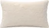 Dekokissen 30x50cm ohne Füllung Weiß PLÜSCH Bär Schlicht Produktbild-Vorschau 1