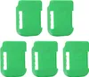 Five green battery holders are arranged in two rows on a white background. Produktbild-Vorschau