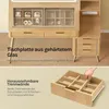 WOLTU Schminktisch mit Beleuchtung, transparenter Produktbild-Vorschau 6