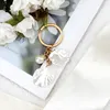 Portachiavi con conchiglia e perline, set regalo per donne Anteprima dell’immagine prodotto 2