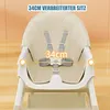 3in1 Chaise haute pour enfant Chaise repas Avec ceinture de Voir les images du produit 9