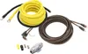 A car audio installation kit with various cables and a fuse holder. Podgląd zdjęcia produktu
