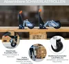 Rotelle per carichi pesanti abbassabili, 4 pezzi, 76 mm, Anteprima dell’immagine prodotto 2