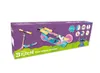The image shows the packaging of a Lilo & Stitch themed two-wheel scooter. The box is purple and features illustrations of the scooter and the character Stitch. Anteprima dell’immagine prodotto