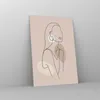 Bilder auf glas - Einteilig - Stück Linie Frau - 70x100cm - Produktbild-Vorschau 4