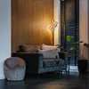 Nowoczesna lampa stojąca czarna 5-świateł z przydymionym Podgląd zdjęcia produktu 9