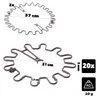 KADAX Staudenhalter Rund Ø 21 cm im 20er Set, Produktbild-Vorschau 4