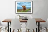 MuchoWow® Gerahmtes Poster Schottischer Highlander - Wasser Produktbild-Vorschau 3