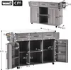okwish Sideboard Küchenwagen mit Rollen,abnehmbare Produktbild-Vorschau 7