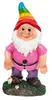 2 Gartenzwerge Gnome 18 cm Regenbogen Produktbild-Vorschau 4