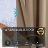 Thermovorhang Blickdicht Cappuccino 2er Pack H200 x B140 cm Produktbild-Vorschau 2