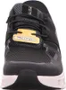 A close-up front view of a black Skechers men's sneaker. Voir les images du produit
