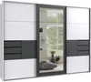 Schwebetürenschrank Kleiderschrank 273 cm Passepartout Produktbild-Vorschau 1