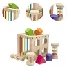 Montessori-Spielzeug für Kinder, Sortierwürfel aus Holz mit Produktbild-Vorschau 4