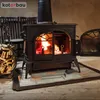 KOTARBAU® Krbová sada černá Moderní sada kamen Krbové Náhled obrázku produktu 6