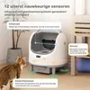 Puluomis zelfreinigende kattenbak 80L XXL, open kattenbak Productafbeelding-voorbeeld 3