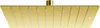 Mexen Slim Kopfbrause 25 x 25 cm, Gold - 79125-50 Produktbild-Vorschau 1