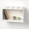 Stapelbarer LEGO Brick Regalbehälter mit 8 Noppen - Weiß Produktbild-Vorschau 13