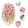 4 Stück Hängend Künstliche Blumen für Draußen, Terrasse, Produktbild-Vorschau 8