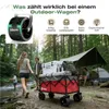 Sekey XXL Plus Bollerwagen Faltbar mit Extra Breite Räder, Produktbild-Vorschau 2