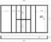 Besteckeinsatz BUCHE 90er Schubl. B 808 x T 479 mm passend Produktbild-Vorschau 1