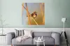MuchoWow® Poster Vögel - Blaukehlchen - Schilf 75x75 cm - Produktbild-Vorschau 5