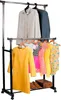 Verk 01388 Porte-vêtements double réglable avec 4 roulettes Voir les images du produit 4