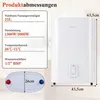 COSTWAY Warmwasserspeicher 25L mit Doppelbehälter, 1300W / Produktbild-Vorschau 10