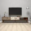 A TV stand with a television on it, in a room setting. Anteprima dell’immagine prodotto