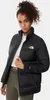 A woman wearing a black puffer jacket. Produktbild-Vorschau