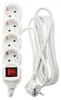 EMOS Steckdosenleiste 4-fach mit Schalter, 3 m Kabel 1,5 Produktbild-Vorschau 1