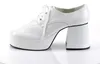 70er Schuhe Herren weiß Schuhgröße: 48-49 Produktbild-Vorschau 4