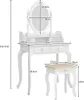 FCH Schminktisch mit Hocker, Schminktische mit 360° Produktbild-Vorschau 7