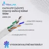 Extralink CAT5e U/UTP Sieťový Kábel 100 m Meď pre Vnútorné Náhľad obrázku produktu 2