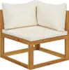 A corner chair with cushions, made of wood. Náhľad obrázku produktu