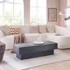 home24 Couchtisch - Akazie Massiv Schwarz Produktbild-Vorschau 3