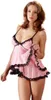 Cottelli Collection - Babydoll  rosa, Größe:S Produktbild-Vorschau 10