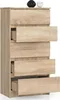 Kommode AKORD K60 Sonoma-Eiche 60 cm 5 Schubladen B60 x Produktbild-Vorschau 2
